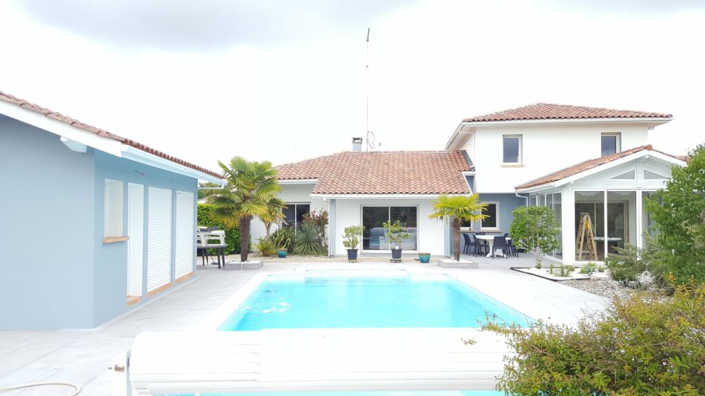 Peinture façade à Soustons-peintre à Capbreton-Maurizi peinture